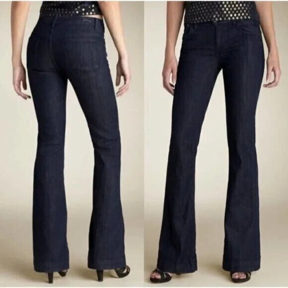 COH Citizens Of Humanity‎ Hutton High Rise Wide Leg #251 Stretch Jeans Size 24 - Picture 1 of 10
